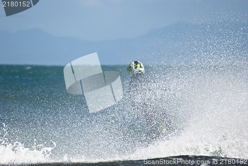 Image of man on the jet sky