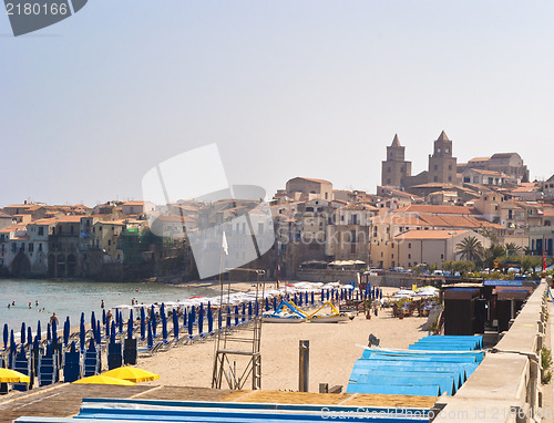 Image of Beach of Cefalu.Sicily