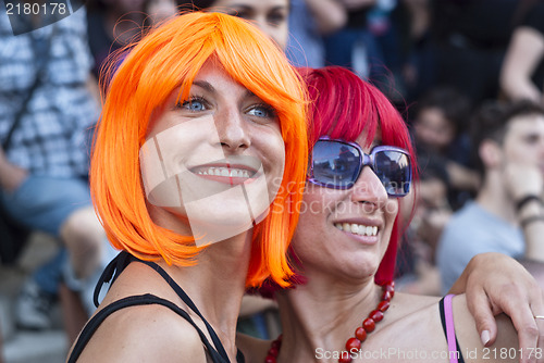 Image of Participants at gay pride 2012 of Bologna