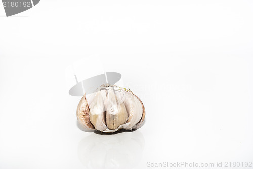 Image of Garlic isolated on white background