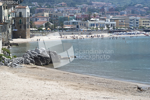 Image of Beach of Cefalu.Sicily