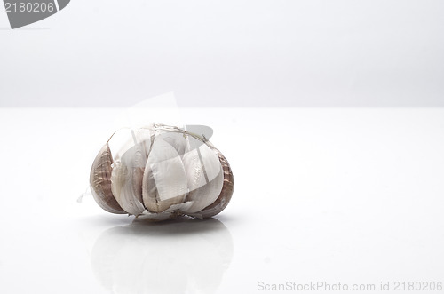Image of Garlic isolated on white background
