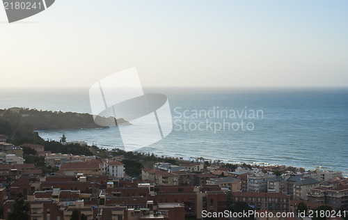 Image of Cefalu Coast with houses