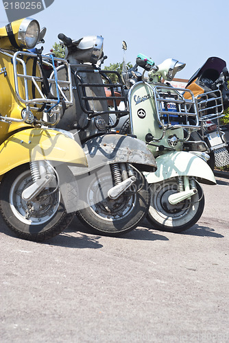 Image of Old Vespa scooter