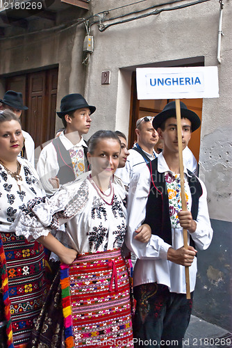 Image of Hungarian folk group