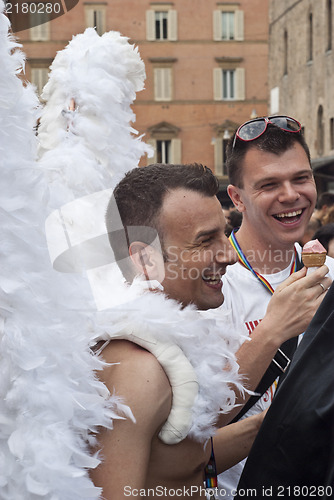 Image of Participants at gay pride 2012 of Bologna