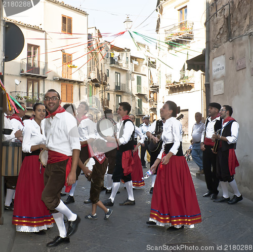 Image of Sicilian folk group from Polizzi Generosa