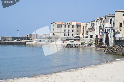 Image of Beach of Cefalu.Sicily