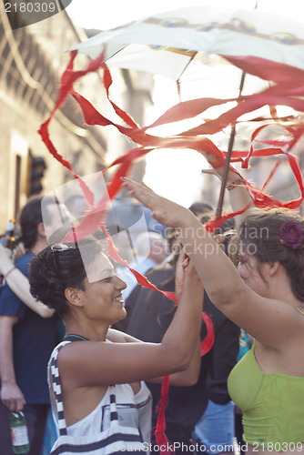 Image of Participants at gay pride 2012 of Bologna