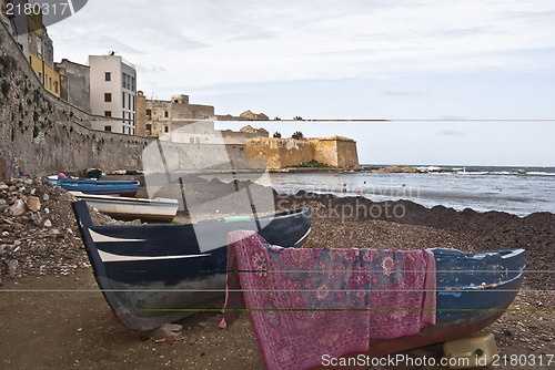 Image of Boats in the marina of trapani