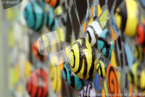 Image of mosaic pattern on wall