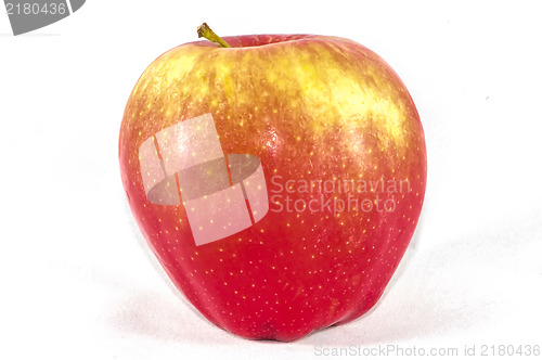 Image of Appetizing apple isolated on white background.