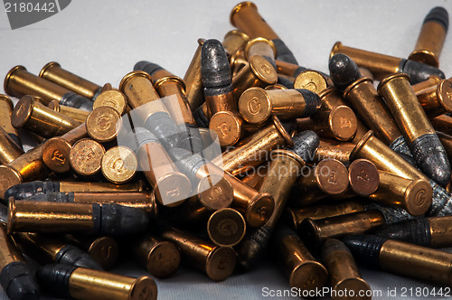 Image of .22 bullet ammo background