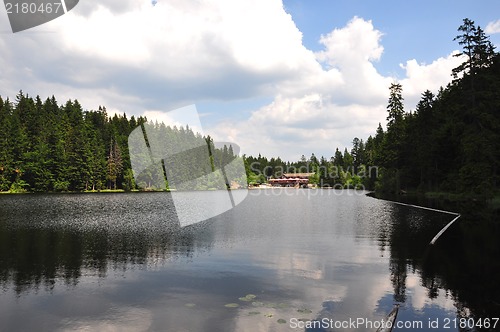 Image of Lake Arber in Bavaria (Grosser Arbersee)