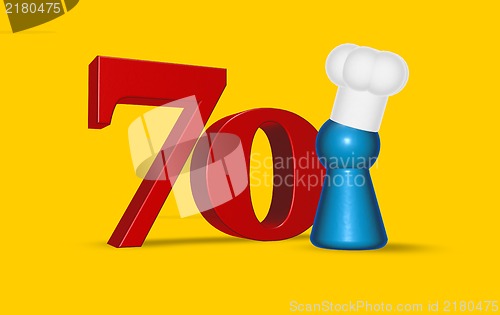 Image of number seventy cook