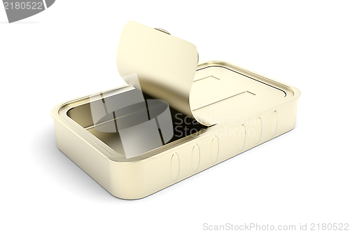 Image of Empty sardine can