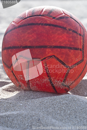 Image of orange soccer ball