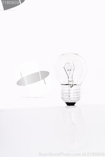 Image of one bulb lamp isolated 