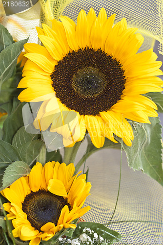 Image of bouquet of sunflowers