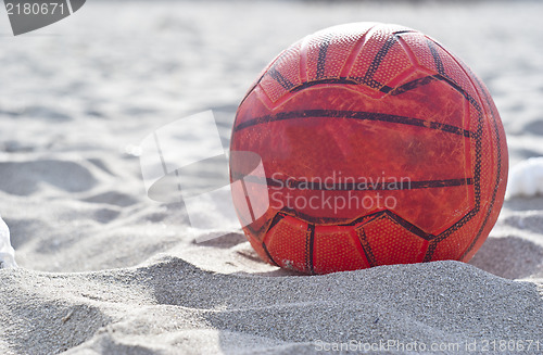 Image of orange soccer ball