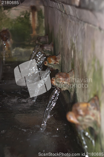 Image of detail of old wash in cefalu