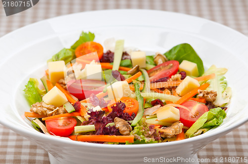 Image of Fresh colorful healthy salad