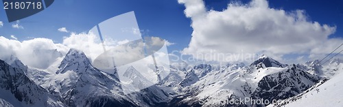 Image of Panorama Mountains. Ski resort.