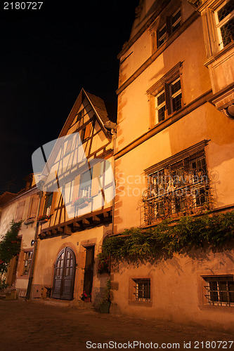 Image of requiwihr france streets in night