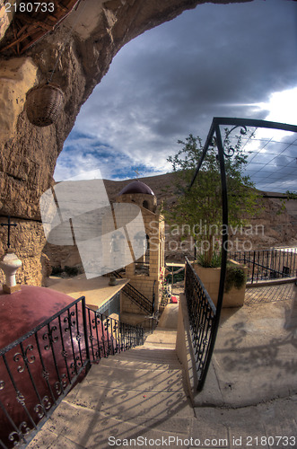 Image of Saint George monastery in judean desert