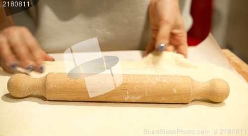 Image of Making pizza