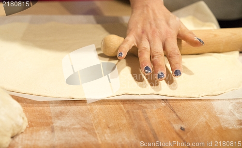 Image of Making pizza