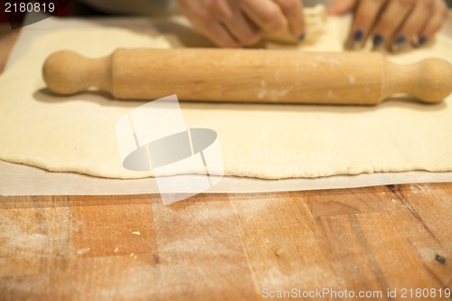 Image of Making pizza