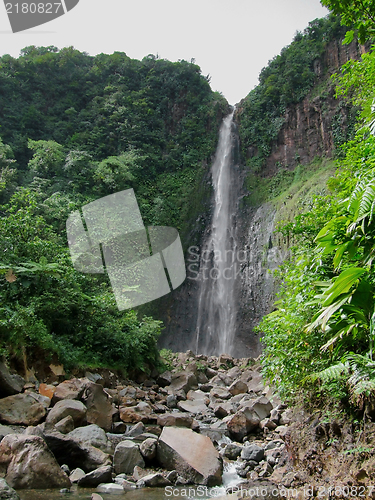 Image of caribbean waterfall