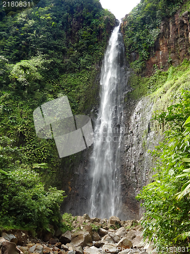 Image of caribbean waterfall