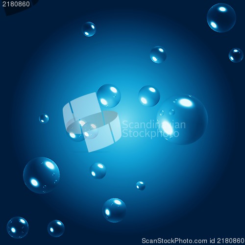 Image of Abstract air bubbles