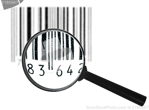 Image of Magnifier and bar-code