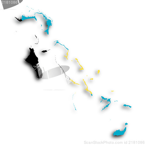 Image of Map of the Bahamas