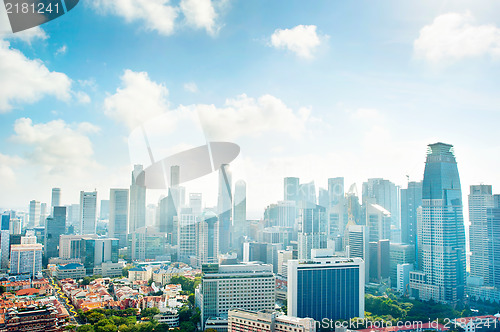 Image of Urban Singapore in the morning