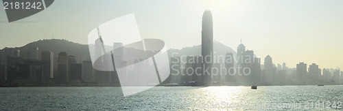 Image of Hong Kong in backlight