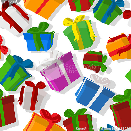 Image of Seamless gift pattern