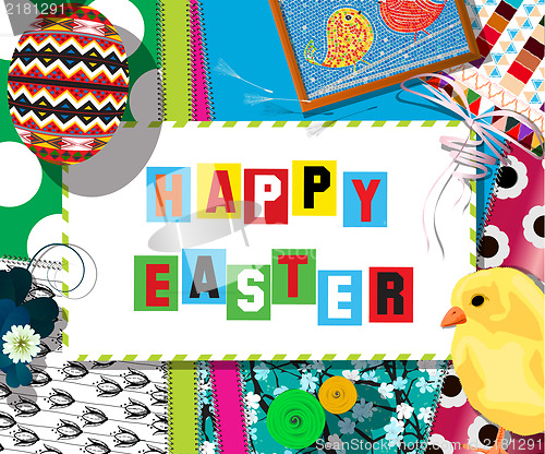 Image of Easter cellebration collage card