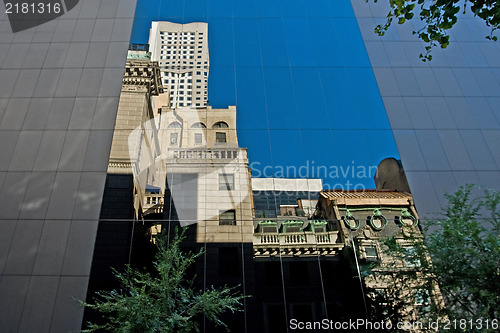 Image of skyscraper reflection