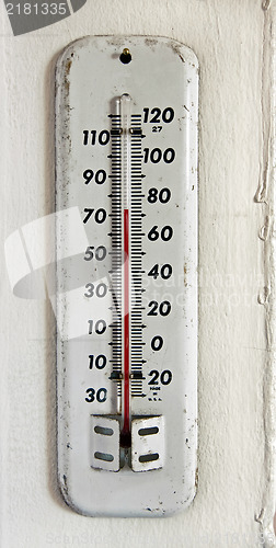 Image of vintage thermometer