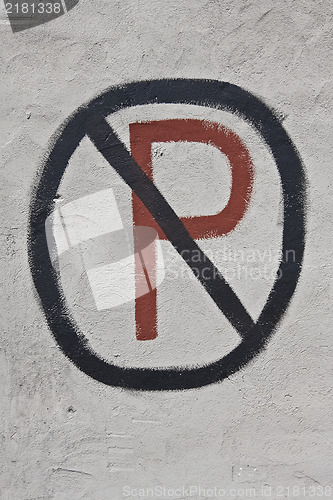 Image of no parking sign