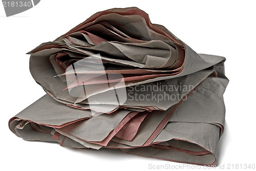 Image of crumpled wrapping paper