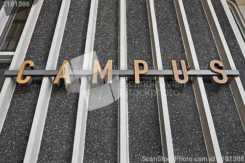 Image of campus sign