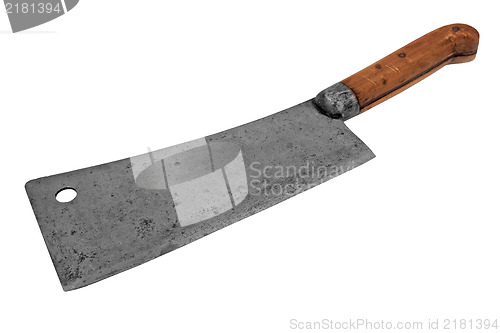 Image of vintage meat cleaver