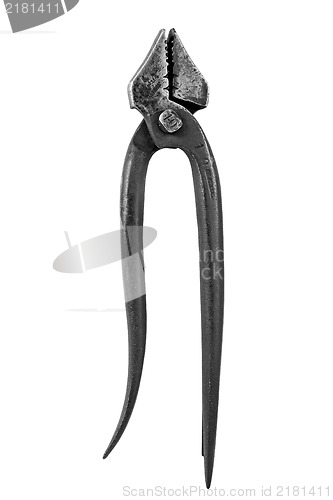 Image of vintage blacksmith pliers