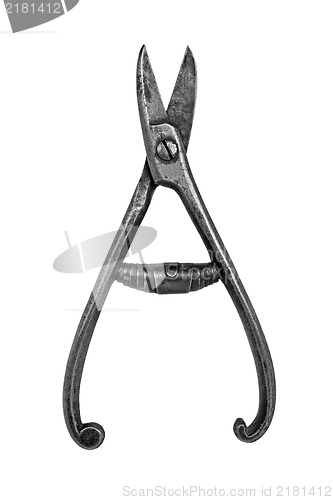 Image of vintage silversmith shears