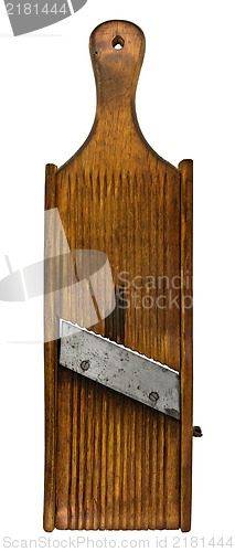 Image of vintage wooden shredder